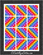 Rippling Rainbows Quilt Pattern by Castilleja Cotton