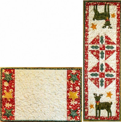 Reindeer & Stars Table Runner & Placemat