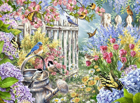Garden Gate DG Cross Stitch By Dona Gelsinger