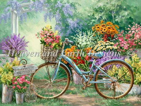 The Flower Mart Cross Stitch By Dona Gelsinger