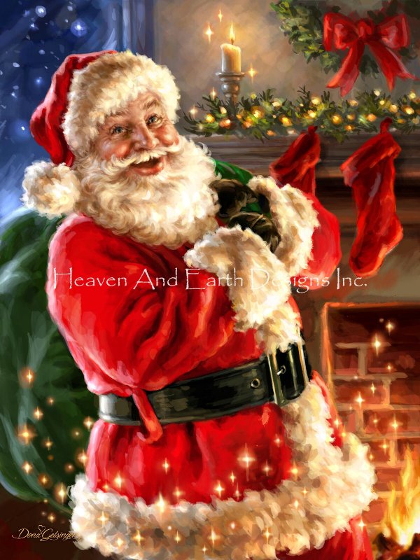 Twas The Night Before Christmas DG Cross Stitch By Dona Gelsinger