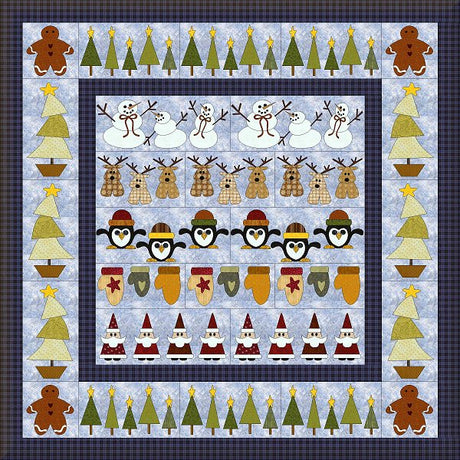 Christmas Row x Row Quilt Pattern