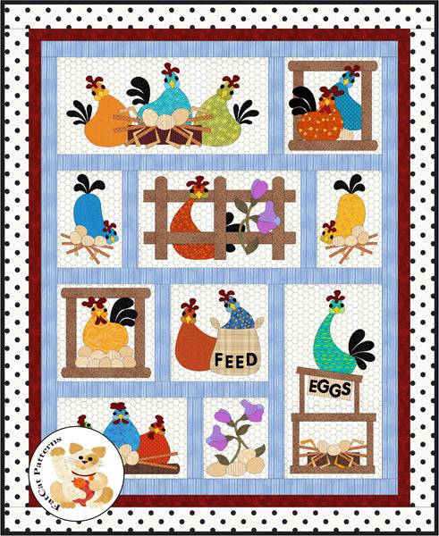 Hen Party Quilt Pattern
