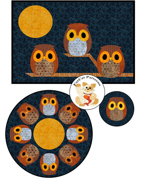 Little Owlbert Table Set Pattern