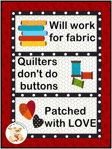 National Quilters Day Wall Hanging Pattern