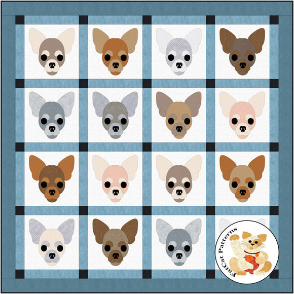 Dog Days, Chihuahua Downloadable Pattern by FatCat Patterns