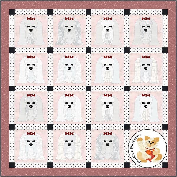 Dog Days, Maltese Quilt Pattern