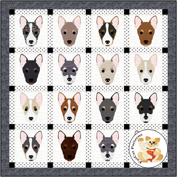 Dog Days, Rat Terrier Downloadable Pattern by FatCat Patterns