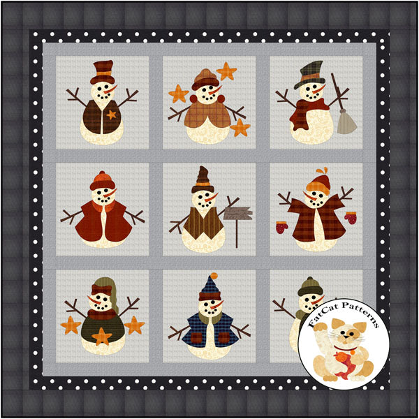 Flakey Friends 2 Quilt Pattern