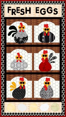 Fresh Eggs Downloadable Pattern by FatCat Patterns
