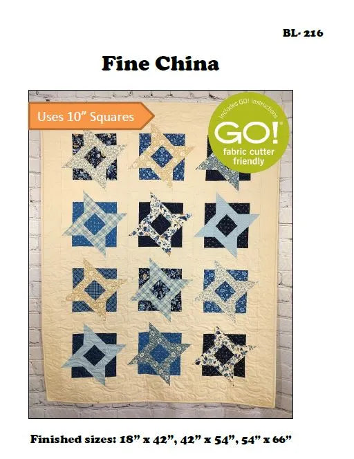 Fine China Quilt Pattern by Beaquilter