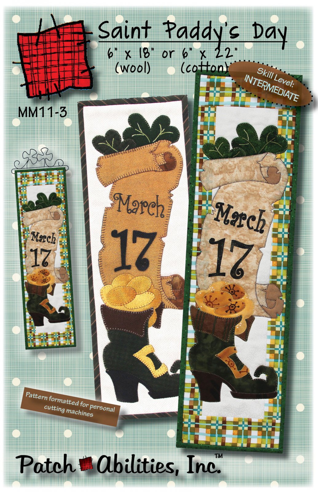 Saint Paddy's Day Downloadable Pattern by Patch Abilities