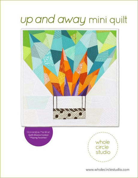 Up and Away Mini Quilt - Whole Circle Studio