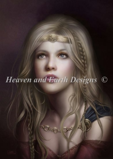 Glimpse Of Gold Cross Stitch by Cris Ortega