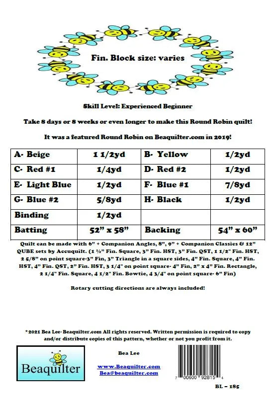 Back of the Globe Trekker Downloadable Pattern by Beaquilter