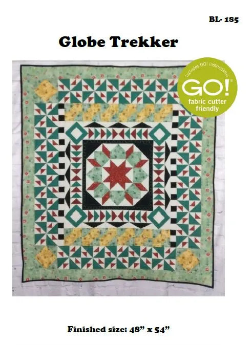 Globe Trekker Downloadable Pattern by Beaquilter