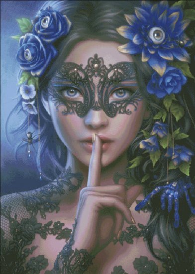 Got a Secret Cross Stitch by Cris Ortega