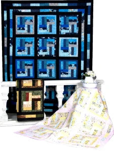 Three By Four Downloadable Pattern by H. Corinne Hewitt Quilt Patterns