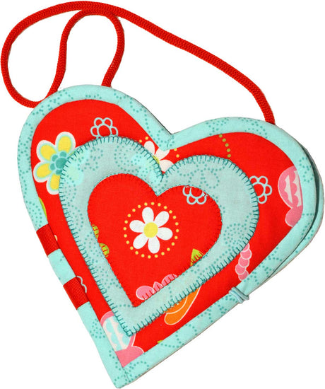 Heart Clip Carry Downloadable Pattern by Kids Quilts