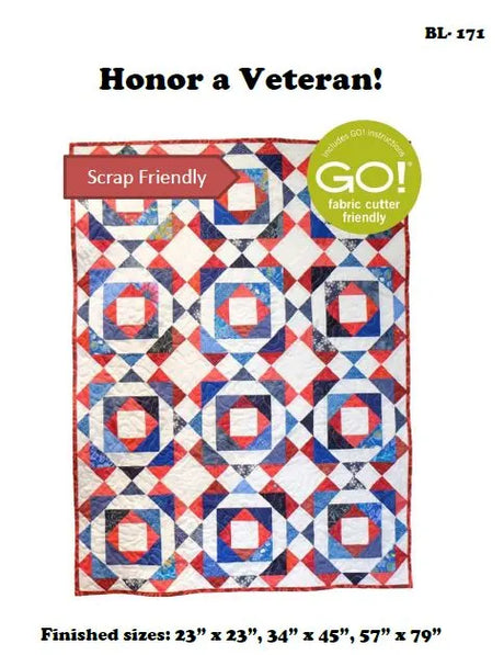 Honor a Veteran Downloadable Pattern by Beaquilter