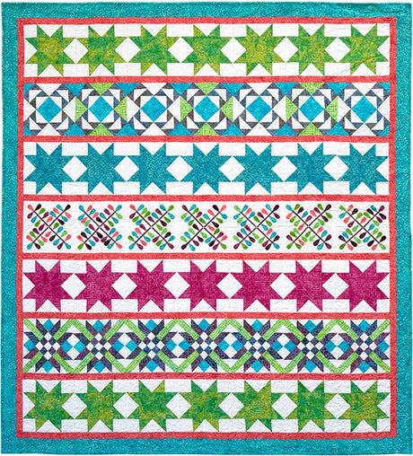 Stars and Stripes Quilt Pattern by Curlicue Creations