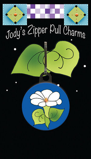 Morning Glory Zipper Charm