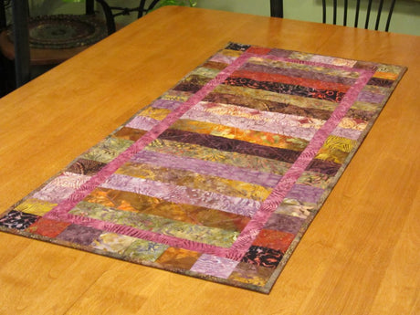 Monochromatic Table Runner Pattern Card