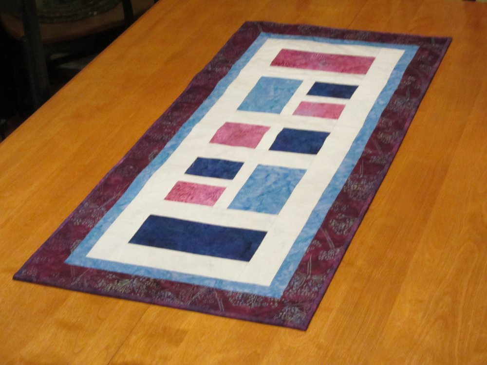 Cobblestones Table Runner Pattern Card