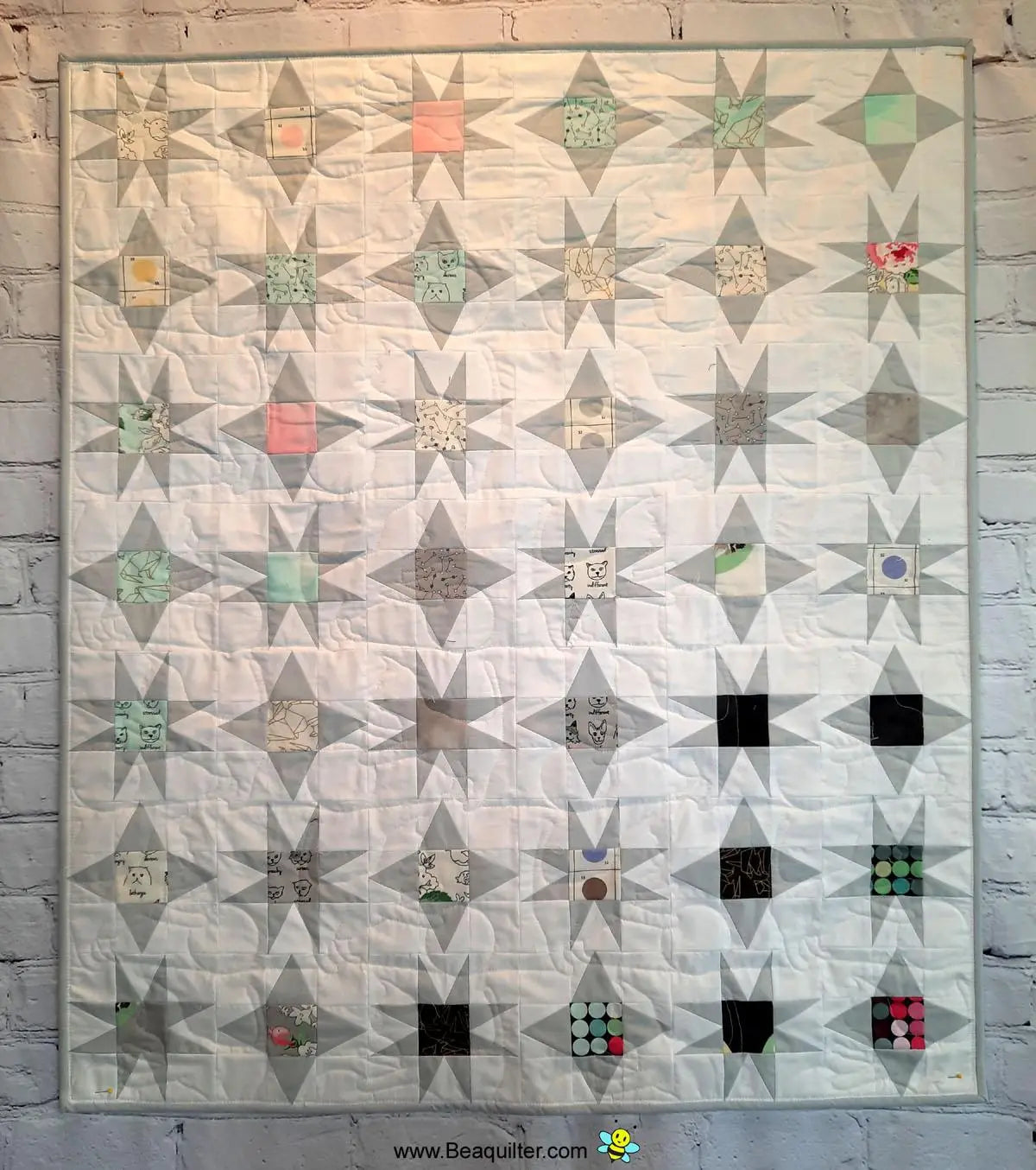 Kitty Cat Stars Downloadable Pattern by Beaquilter