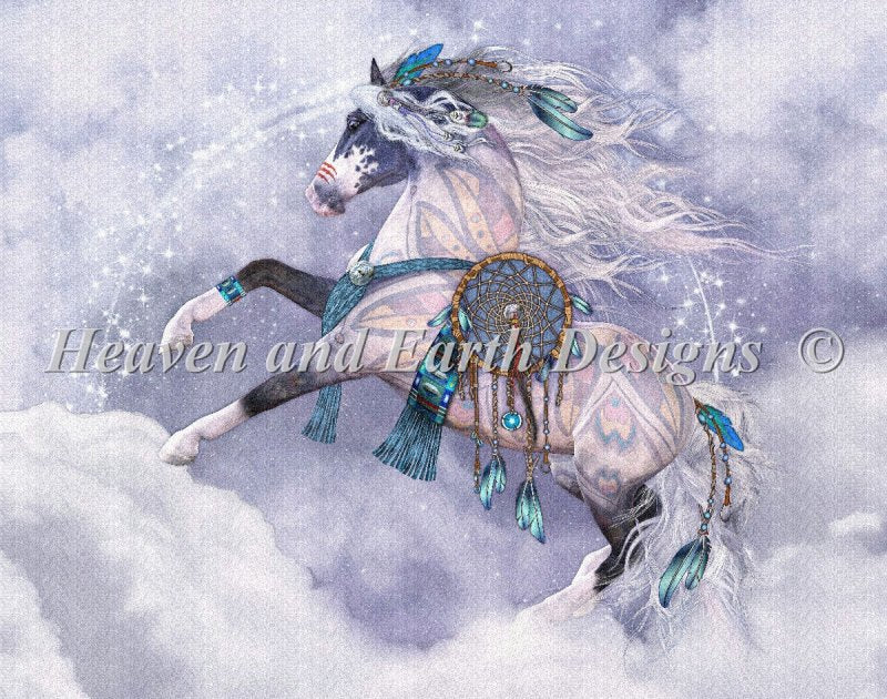 Cloud Dancer Cross Stitch By Laurie Prindle