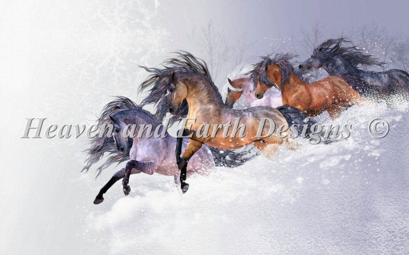 Winters Flight Cross Stitch By Laurie Prindle