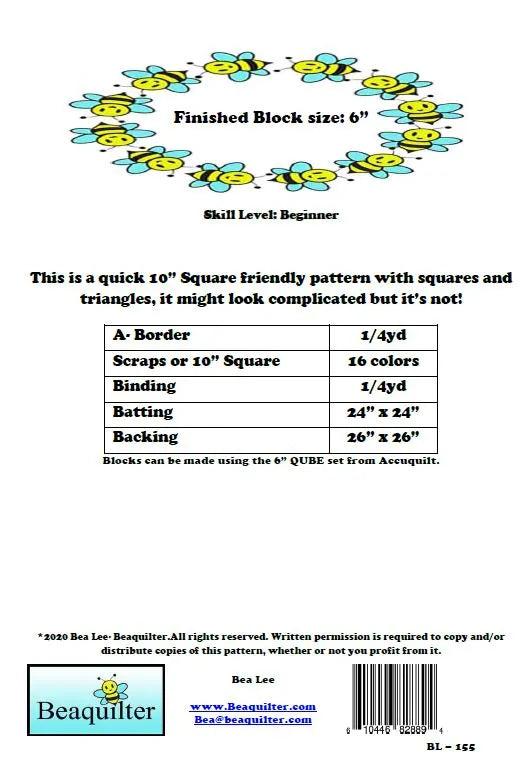 Interlocking Leaves Downloadable Pattern by Beaquilter
