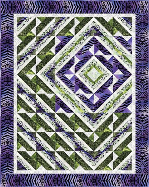 Into The Amazon Quilt Pattern by Loretta Shriner