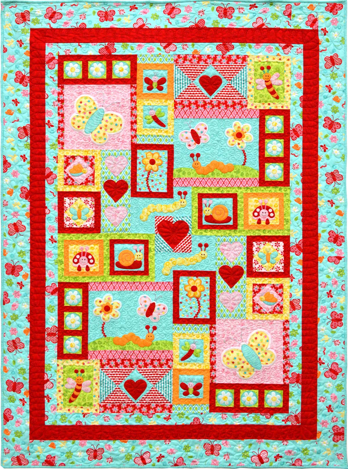 Love Bugs Downloadable Pattern by Kids Quilts