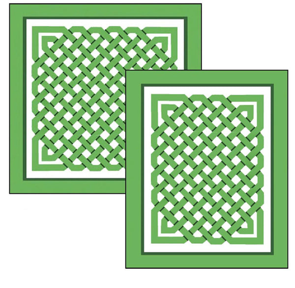 Large Celtic Weave Quilt Pattern by Mary Ann Sprague