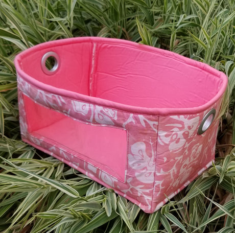 Clear View Storage Basket Pattern by Nancy Dill Designs