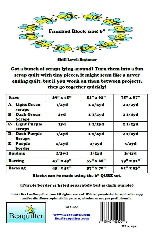 Back of the Never Ending Story Downloadable Pattern by Beaquilter