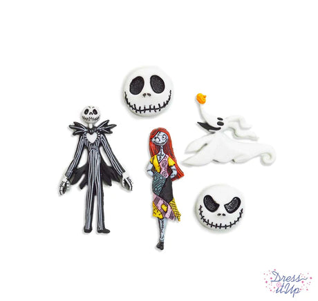 Disney Tim Burton's Nightmare Before Christmas Buttons