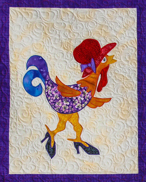 Hens on Heels Quilt Pattern by Needlesongs
