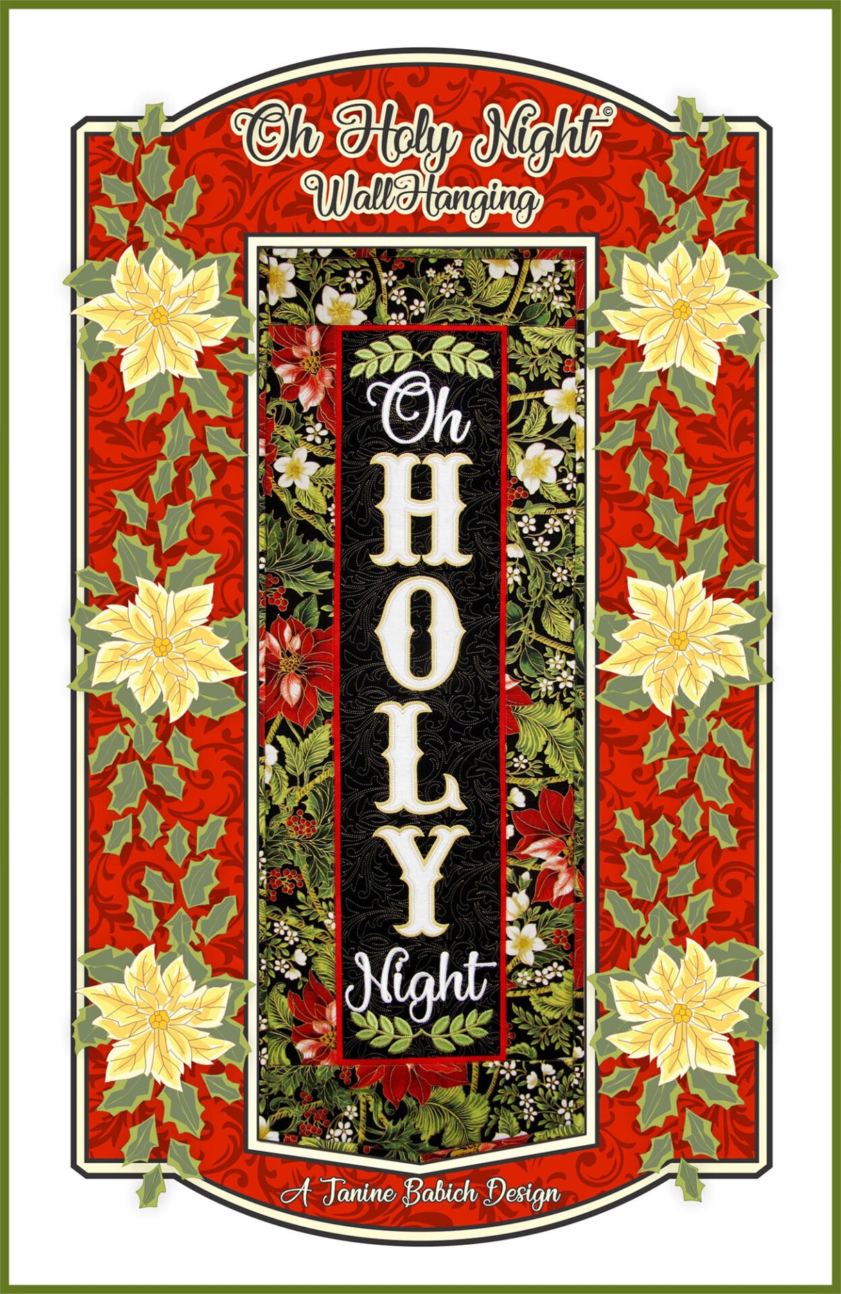 Oh, Holy Night Wall Hanging Downloadable Pattern by Janine Babich