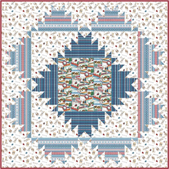 Skier's Paradise Quilt Pattern