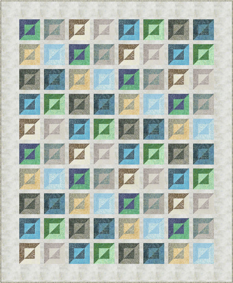 Bevelled Quilt Pattern