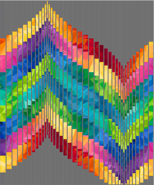 Fractal Quilt Pattern by Patti Carey