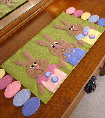 Easter Egg Hunt Penny Rug