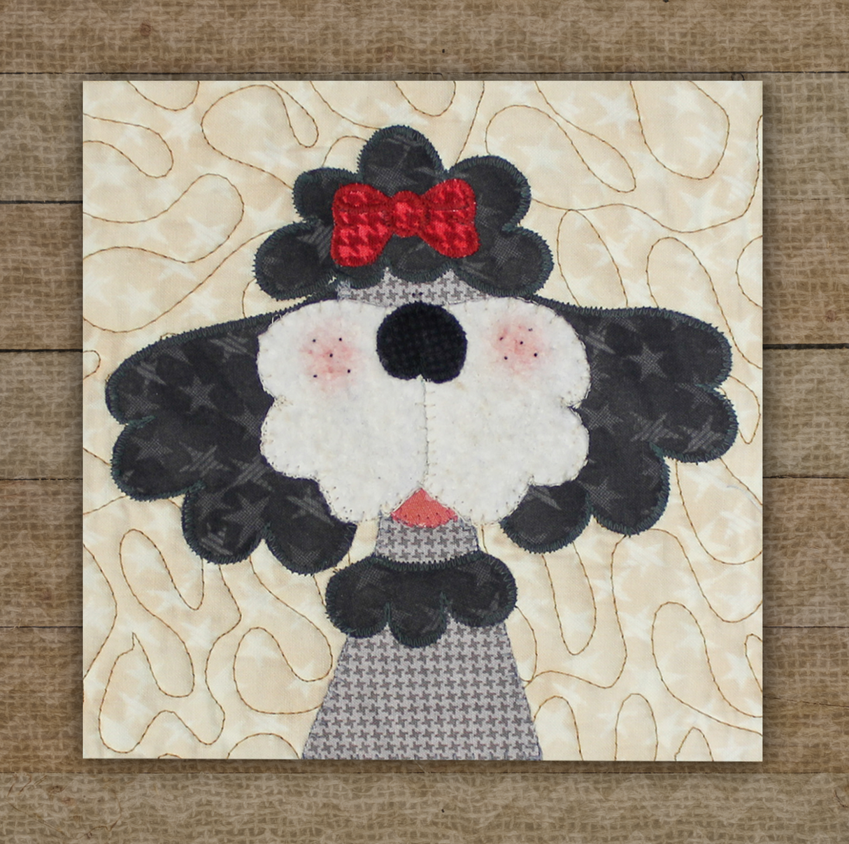 Poodle Precut Applique