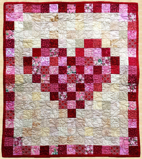 February Heart Quilt Pattern