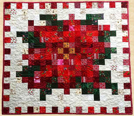 December Poinsettia Quilt Pattern