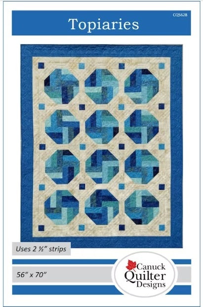 Topiaries Quilt Pattern by Canuck Quilter Designs