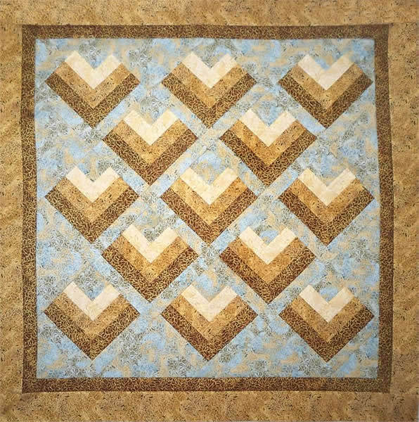 Hearts Quilt Pattern - Straight to the Point Series by Quilting Discoveries Susan Mayer