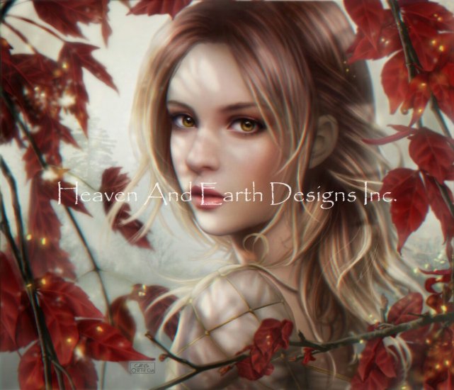 Red Clover Cross Stitch by Cris Ortega